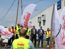 Protest przed Marelli